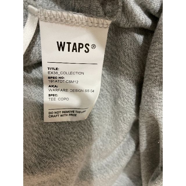 WARFARE DESIGN SS 04★M★GREY★WTAPSGREYSIZE