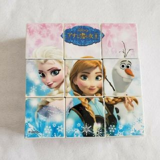 アナトユキノジョオウ(アナと雪の女王)のアナと雪の女王　キューブパズル　9コマ(知育玩具)