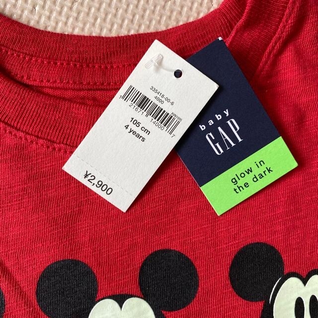 babyGAP(ベビーギャップ)のbaby GAP 半袖 ミッキー Tシャツ 105 キッズ/ベビー/マタニティのキッズ服男の子用(90cm~)(Tシャツ/カットソー)の商品写真