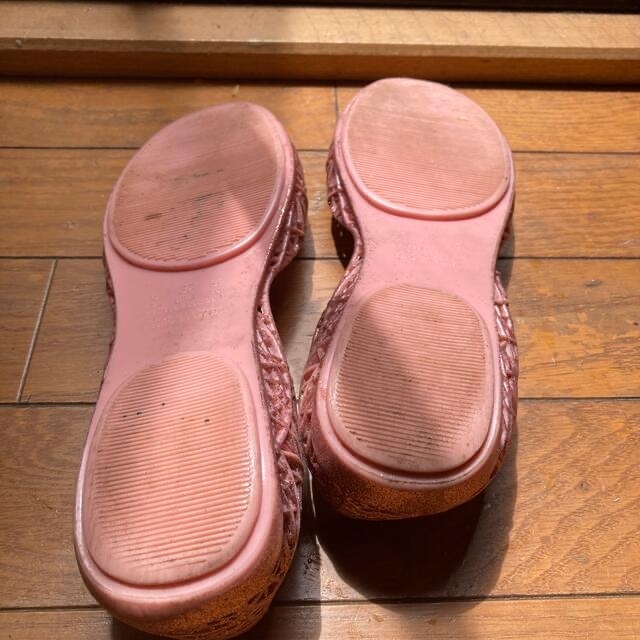 melissa(メリッサ)の◎お値下げ◎Melissa メリッサカンパーナ 24.5cm ピンクゴールド レディースの靴/シューズ(サンダル)の商品写真