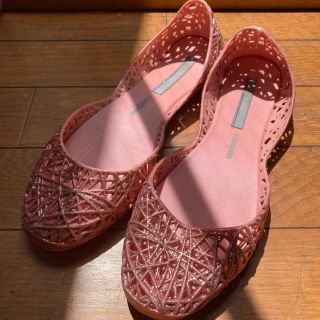 メリッサ(melissa)の◎お値下げ◎Melissa メリッサカンパーナ 24.5cm ピンクゴールド(サンダル)