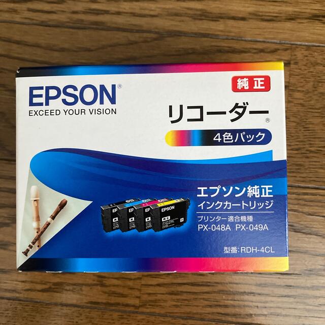 EPSON(エプソン)のEPSON インクカートリッジ RDH-4CL インテリア/住まい/日用品のオフィス用品(その他)の商品写真