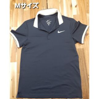 ナイキ(NIKE)のナイキ　ポロシャツ　ドライフィット　ネイビー　Mサイズ(ポロシャツ)