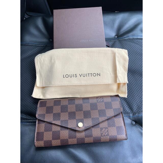 ルイ ヴィトン LOUIS VUITTON 長財布 ダミエ ポルトフォイユ サラ