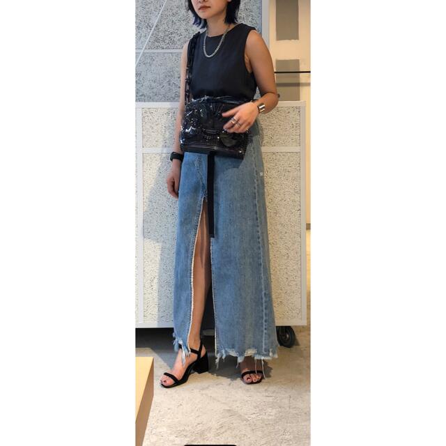 KSUBI MUSE MAXI スリットデニムスカート KSUBI MUSE MAXI スリットデニムスカート