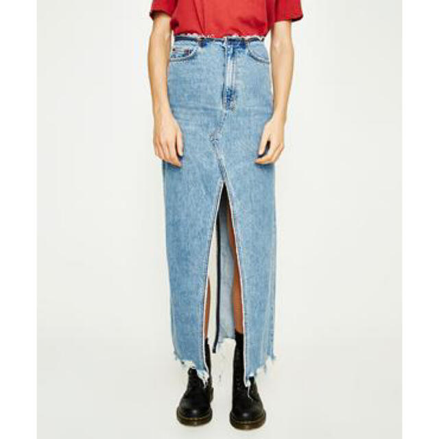 KSUBI MUSE MAXI スリットデニムスカート KSUBI MUSE MAXI スリットデニムスカート