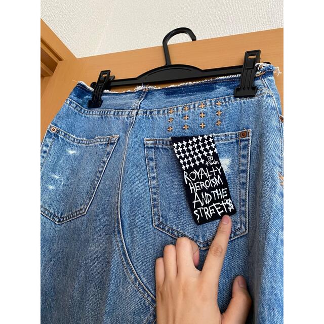KSUBI MUSE MAXI スリットデニムスカート KSUBI MUSE MAXI スリットデニムスカート