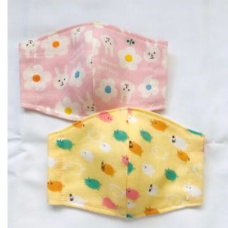 立体インナーマスク＊子供用Sサイズ＊2枚セット(外出用品)