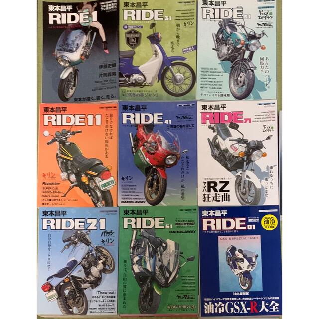 東本昌平　RIDE 100冊全巻セット　バイク旧車ファン必携　CB ZⅡ