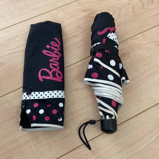 Barbie(バービー)の折りたたみ傘 レディースのファッション小物(傘)の商品写真
