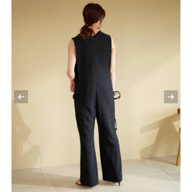 シーズンレ IENA - IENA BLACK TWEEDオールインワンの通販 by りーさ