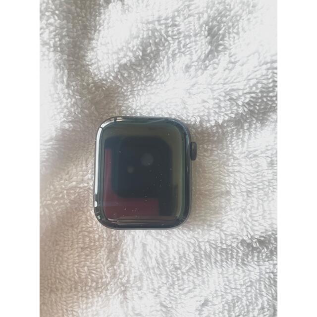 ブラック系Wi-Fi規格【セット】Apple Watch SE 44㎜　GPSモデル　強化ガラスセット