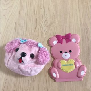 スイマー(SWIMMER)の【新品】スイマー　♡ ミラー　鏡　＆　ポーチ　セット(キャラクターグッズ)