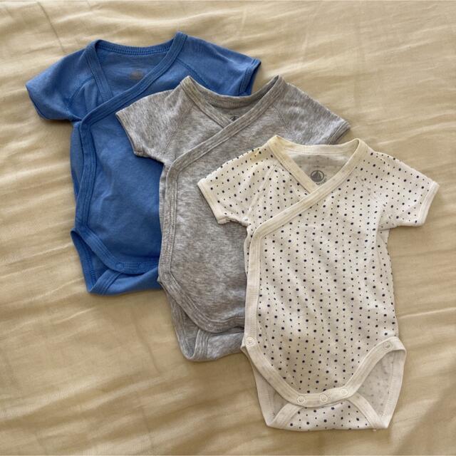 新品・未使用】プチバトー 半袖ボディ 肌着 6m 67cm 3枚セット プチバトー 半袖ボディ 6m/67cm 3枚セット プチバトー ボディスーツ 6m 67cm
