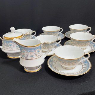 ノリタケ(Noritake)の【豪華セット】ノリタケ　ポロネーズ　カップ＆ソーサー　シュガーポット　クリーマー(食器)