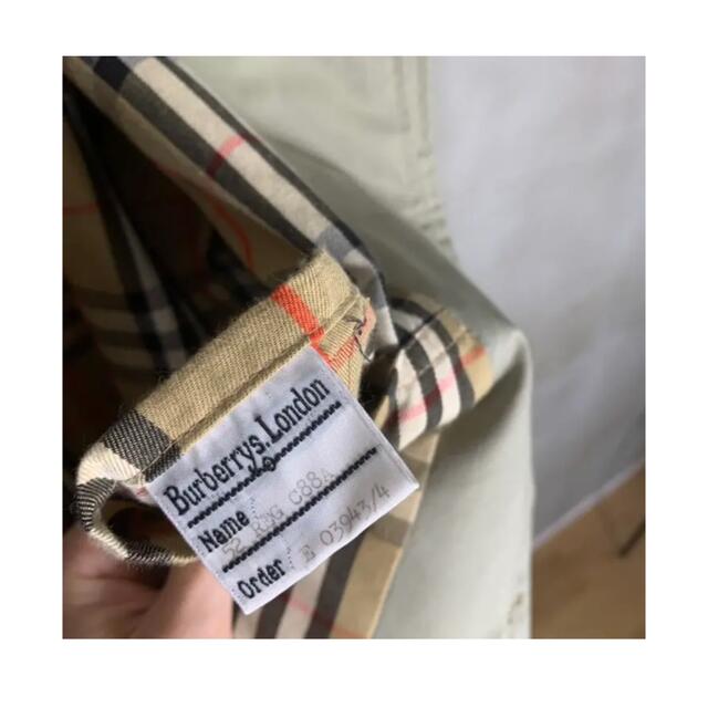 BURBERRY(バーバリー)のvintage Burberry coat rider 一枚袖 メンズのジャケット/アウター(ステンカラーコート)の商品写真