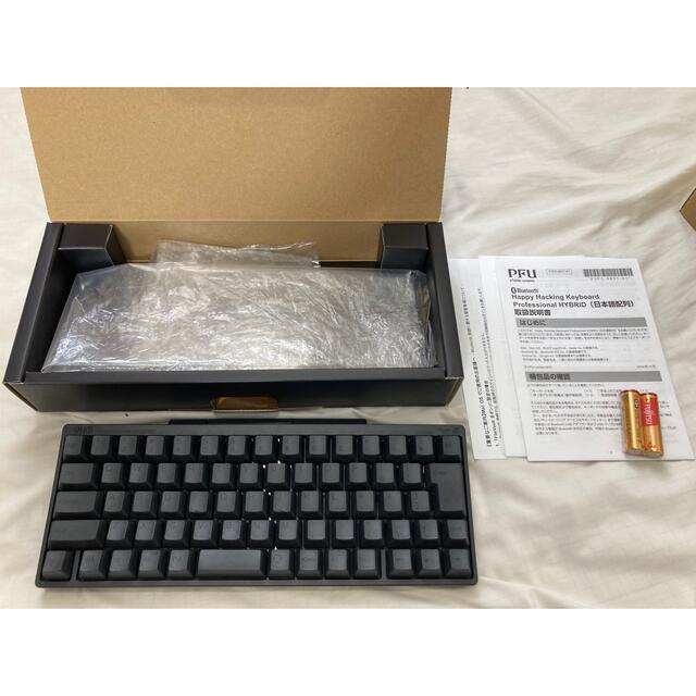 富士通(フジツウ)のHHKB Professional HYBRID Type-S 日本語配列／墨 スマホ/家電/カメラのPC/タブレット(PC周辺機器)の商品写真