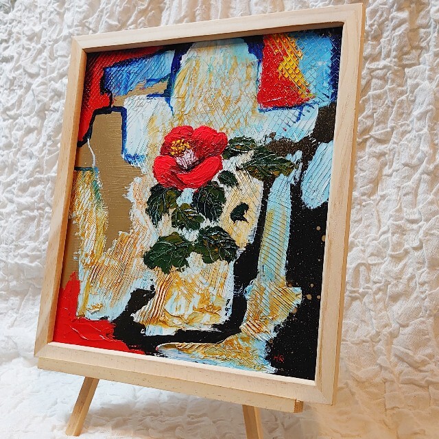 油絵 絵画 【椿】 | restaurantelburladero.com