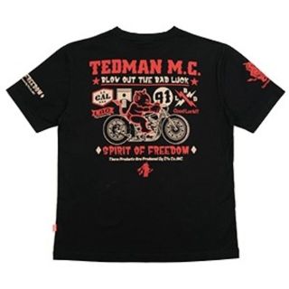 テッドマン(TEDMAN)のテッドマン/Tシャツ/ブラック/TDSS-550/エフ商会/カミナリモータース(Tシャツ/カットソー(半袖/袖なし))