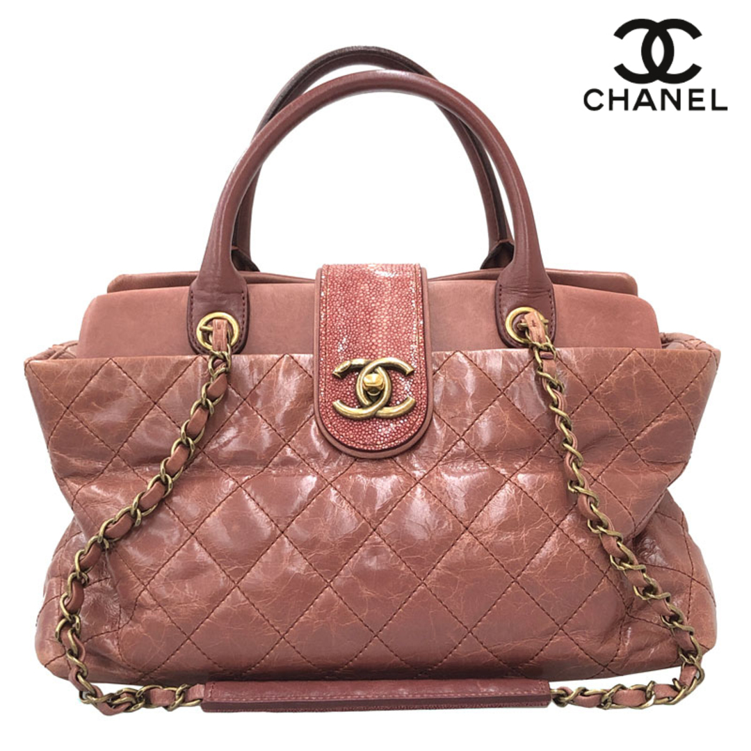 シャネル CHANEL インザミックス 2way ガルーシャ ハンド ショルダーバッグ