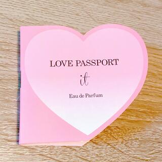 ラブパスポート(Love Passport)の【新品】ラブパスポートイット★オードパルファム1ml(香水(女性用))