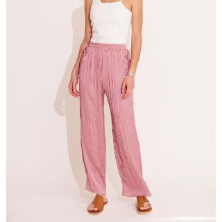 アリシアスタン(ALEXIA STAM)のSide Ribbon Washer Pants Pink(カジュアルパンツ)