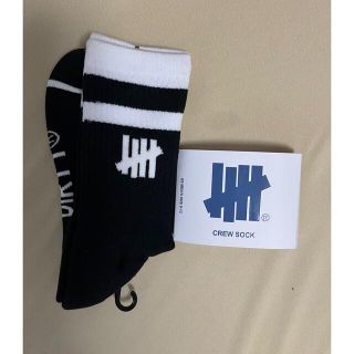 アンディフィーテッド(UNDEFEATED)のundefeated ソックス　黒(ソックス)