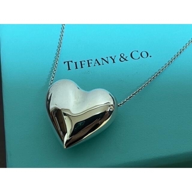 Tiffany & Co.(ティファニー)の(美品)超レア最終価格廃盤品ティファニーTiffany フルハートネックレスL レディースのアクセサリー(ネックレス)の商品写真