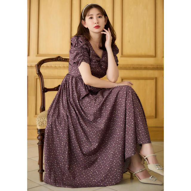 新品未使用タグ付き♡her lip to♡Roseraie Long Dress