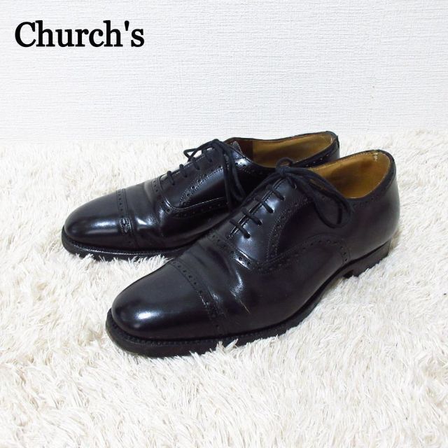 Church's - 良品 チャーチ ストレートチップ メダリオン レザー ビジネスシューズ 革靴の通販 by HI-HO プロフィールをご