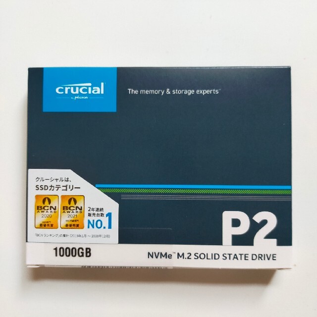 M2インターフェースSSD Crucial P2 M.2  NVMe 1TB 1000GB