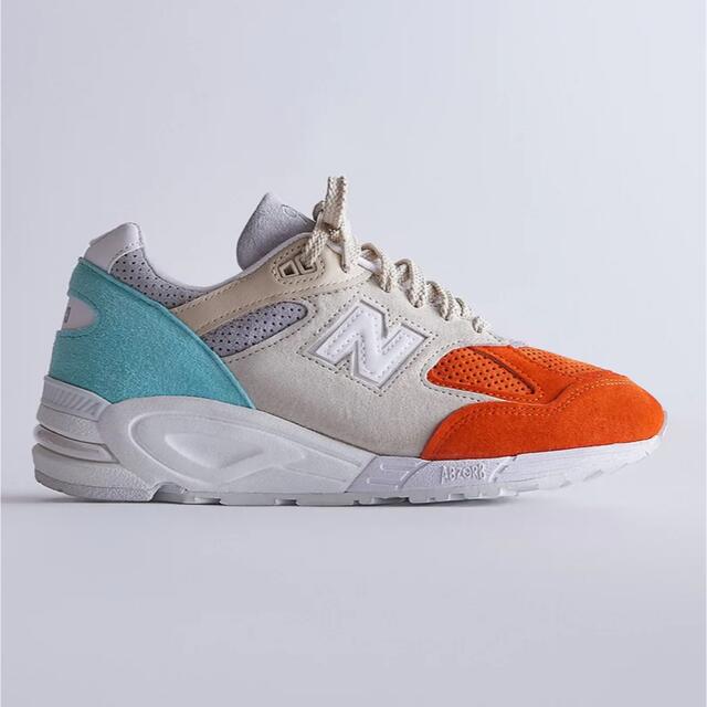 KITH New Balance  27.5 990V2 box logoスニーカー