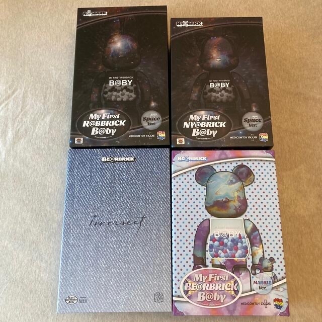 MY FIRST BE@RBRICK B@BY 100&400% 4点セット - キャラクターグッズ