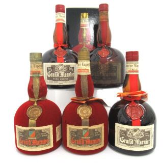 未開封★【】 海外リキュール 5本セット 1000/700ml 箱なし【中古】(リキュール/果実酒)