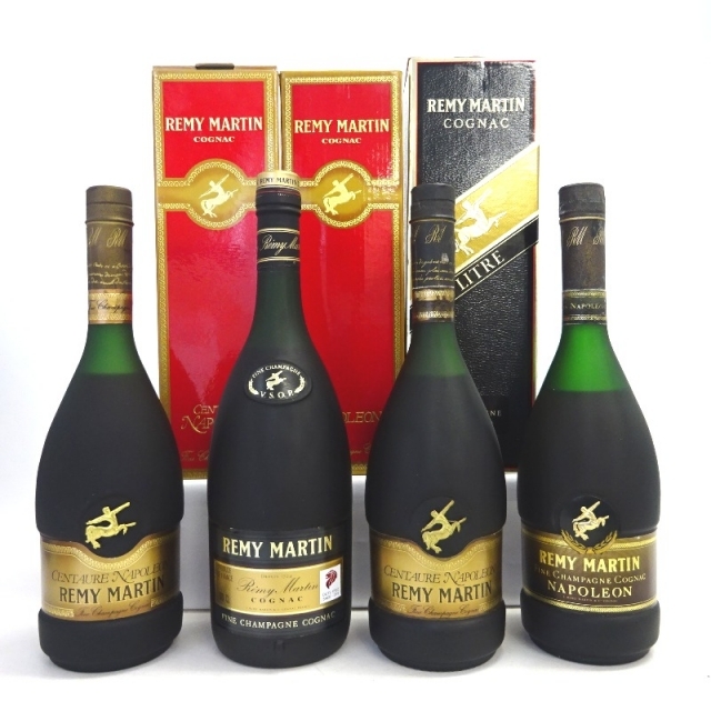 未開封★REMY MARTIN【レミーマルタン】 ４本セット 700/1000ml 箱付