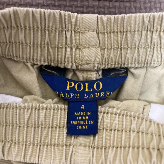 POLO RALPH LAUREN(ポロラルフローレン)の2枚組　POLO RALPH LAUREN ハーフパンツ　ベージュ80cm 目安 キッズ/ベビー/マタニティのベビー服(~85cm)(パンツ)の商品写真