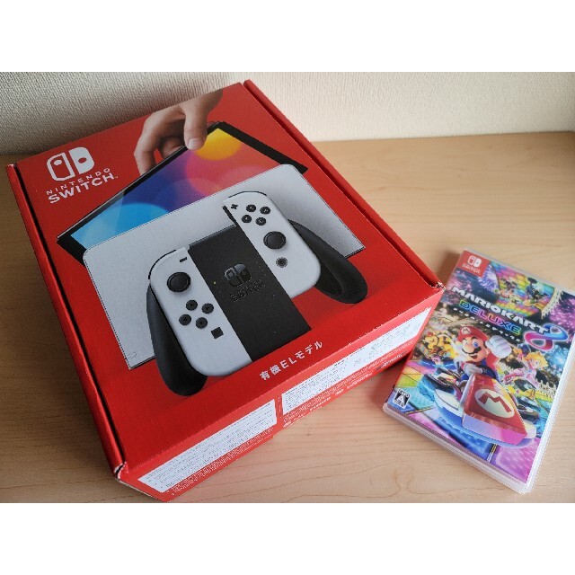 Nintendo Switch 有機ELモデル+マリオカート8 デラックス - 家庭用