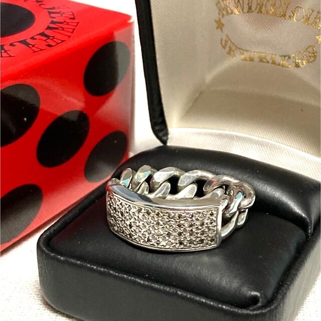 メンズテンダーロイン T-ID RING SILVER/STONE リング ダイヤ