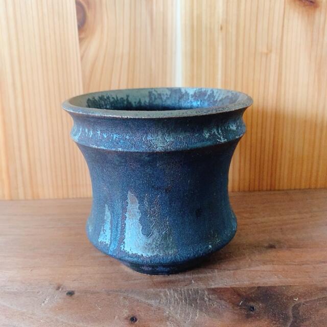 カタチ製作所 Mederu pot バレル Sサイズ エイジングブラック www