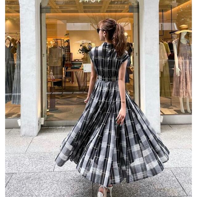 チェックパネルシャツドレス BLACKWHITE umbandung.ac.id