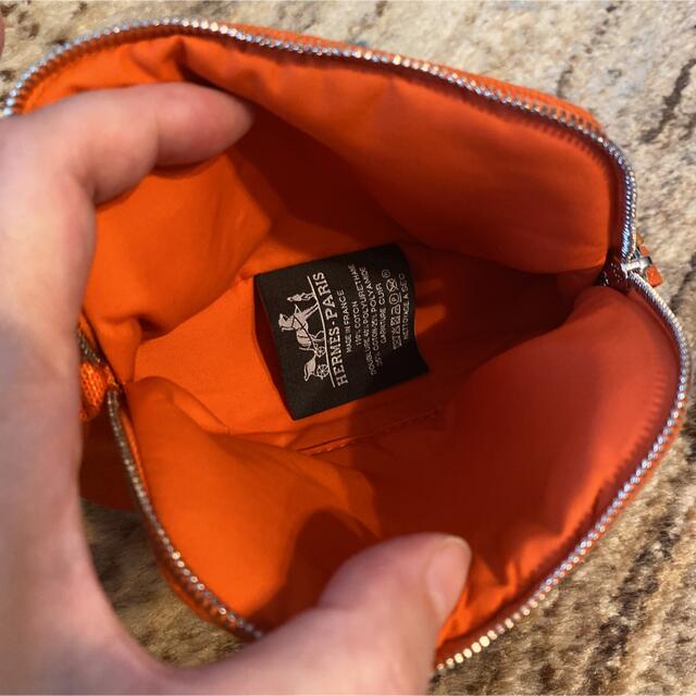 超美品 使い勝手 HERMES エルメス オラージュ ボリードポーチ TPM 16
