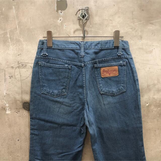 70s国産ビンテージ bobson w31 フレアパンツ ジーパン デニム