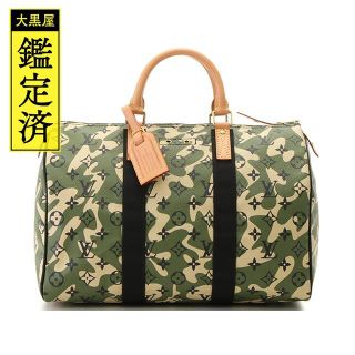 ルイヴィトン(LOUIS VUITTON)のルイ・ヴィトン　スピーディ３５　モノグラモ・フラージュ　村上隆コラボ 【472】(ボストンバッグ)