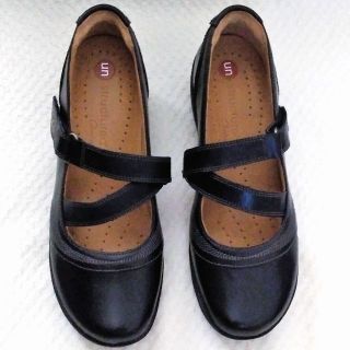 クラークス(Clarks)のクラークス unstructured　パンプス　ブラックレザー(ハイヒール/パンプス)