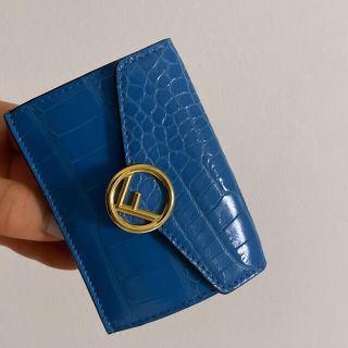 フェンディ(FENDI)の定価400,000円 FENDI クロコダイル　財布(財布)