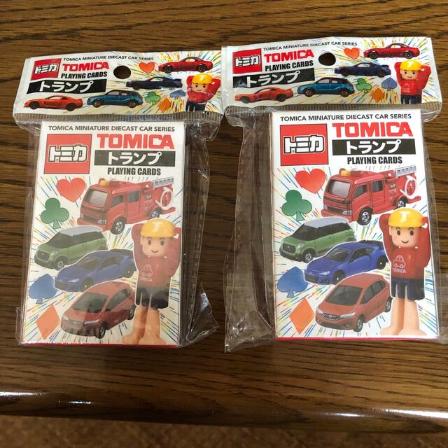 Takara Tomy(タカラトミー)の【新品】トミカ トランプ2個セット エンタメ/ホビーのテーブルゲーム/ホビー(トランプ/UNO)の商品写真