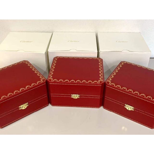 空箱X4】カルティエ cartier 時計ケース 時計ボックス 箱 美品 空箱X4】カルティエ cartier 時計ケース 時計ボックス 箱 美品