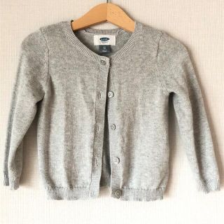 ベビーギャップ(babyGAP)のカーディガン　グレー　90 2T(カーディガン)