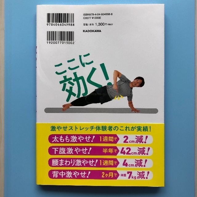 1分でみるみる細くなる「激やせストレッチ」 中川裕喜 エンタメ/ホビーの本(その他)の商品写真