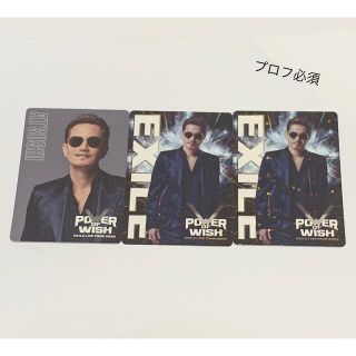 エグザイル(EXILE)のEXILE ATSUSHI POWER OF WISH フォトカード 3種(その他)